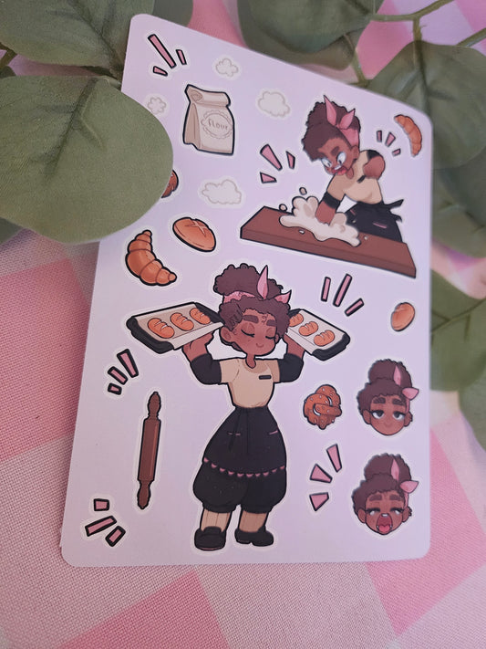 Levin Baker Sticker Sheet