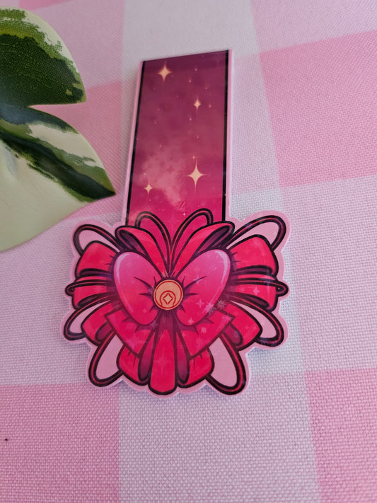 PGSM Ribbon Heart Magnetic Bookmark