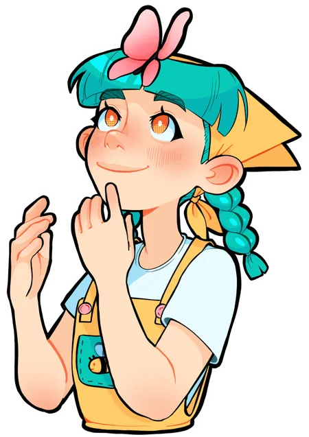 A bust of the character Juno