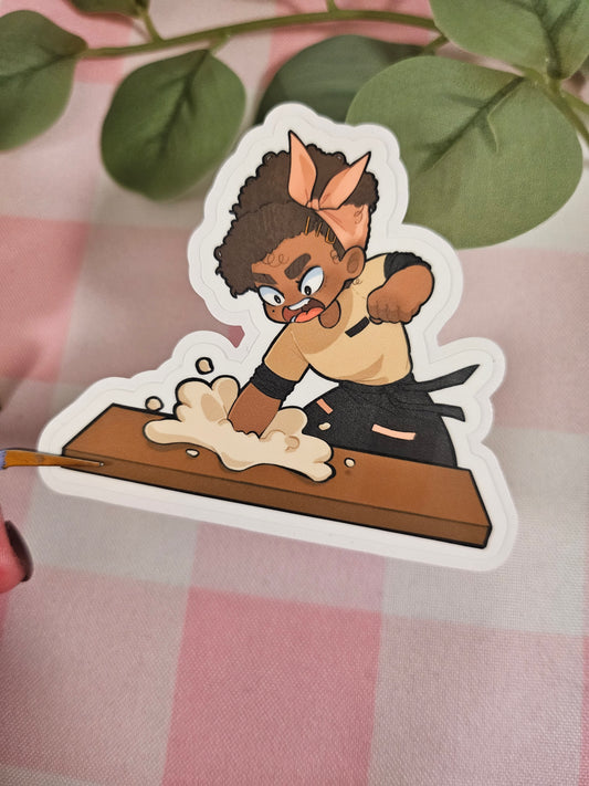 Levin's Dough Die Cut Sticker